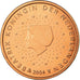 Países Baixos, 2 Euro Cent, 2004, MS(65-70), Aço Cromado a Cobre, KM:235