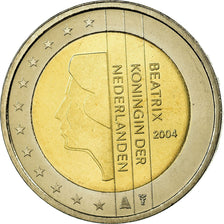 Netherlands, 2 Euro, 2004, MS(65-70), Bi-Metallic, KM:241