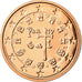 Portugal, 2 Euro Cent, 2010, MS(65-70), Copper Plated Steel, KM:741