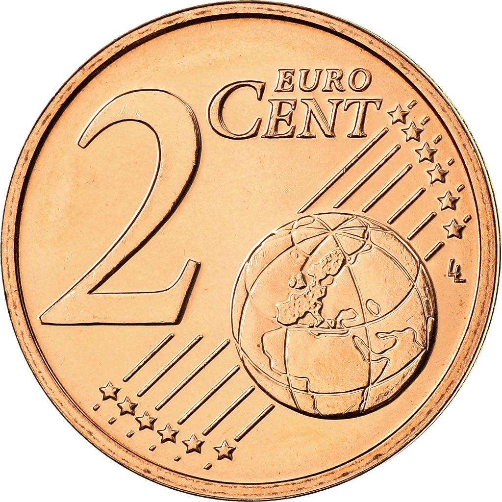 Portugal, 2 Euro Cent, 2010, MS(65-70), Copper Plated Steel, KM:741