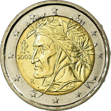 Italy, 2 Euro, 2002, MS(65-70), Bi-Metallic, KM:217