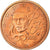 França, 2 Euro Cent, 2000, AU(55-58), Aço Cromado a Cobre, KM:1283