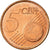 Francia, 5 Euro Cent, 2000, SPL-, Acciaio placcato rame, KM:1284