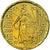 Francia, 20 Euro Cent, 2000, EBC, Latón, KM:1286