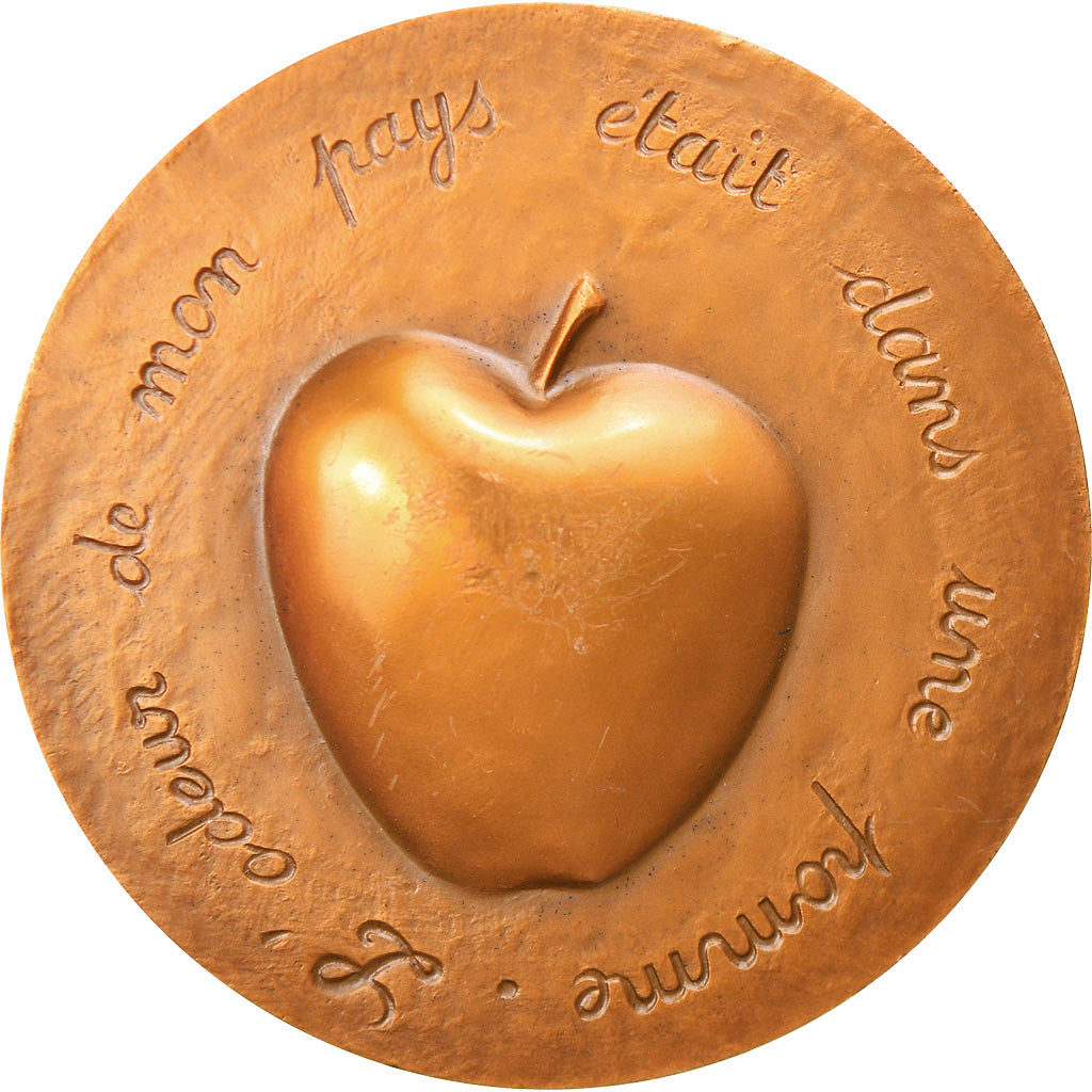 Francja, Medal, Lucie Delarue-mardrus, Sztuka i Kultura, 1983, Delarche, MS(63)