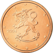 Finlande, 2 Euro Cent, 2004, FDC, Copper Plated Steel, KM:99
