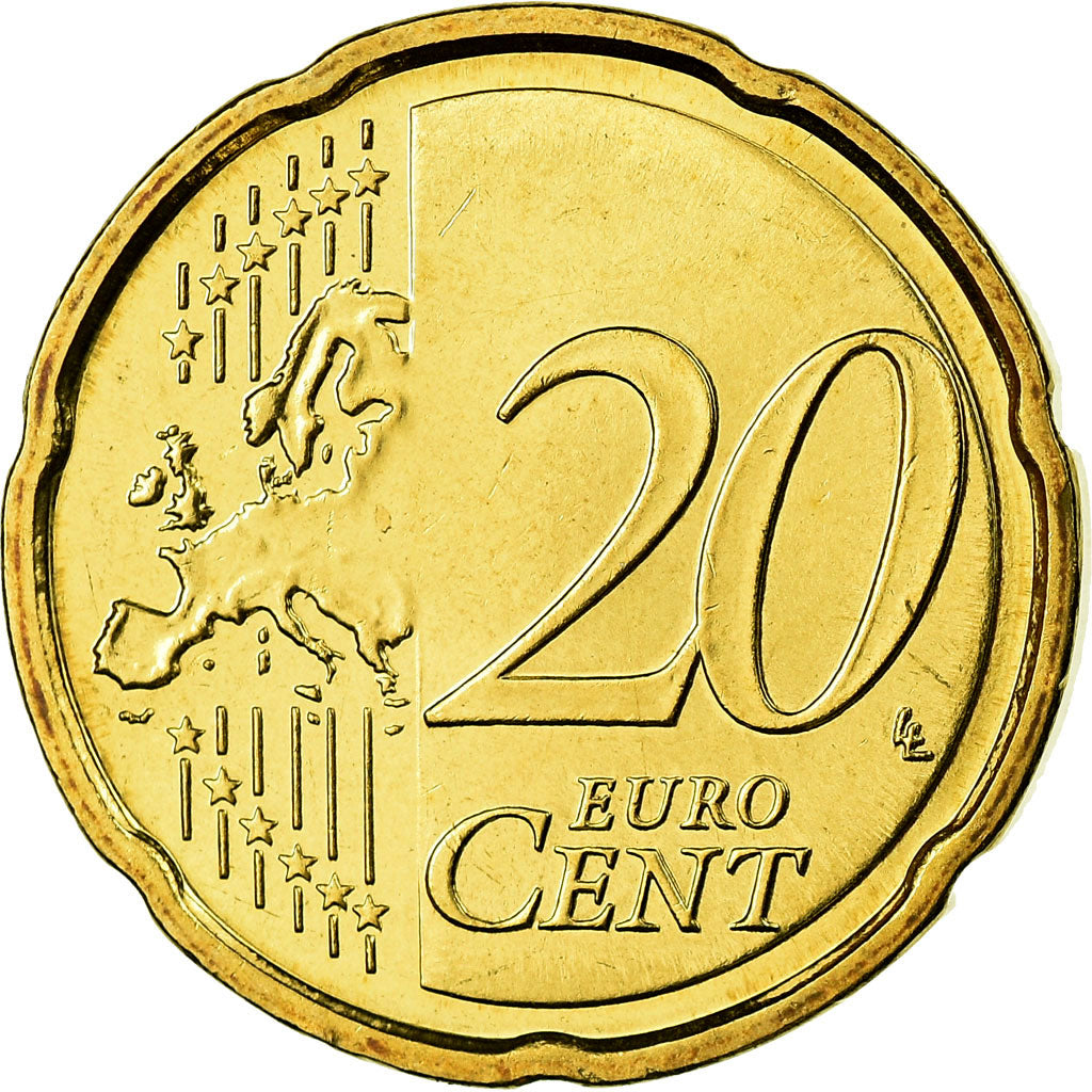 Finnland, 20 Euro Cent, 2010, STGL, Messing, KM:127