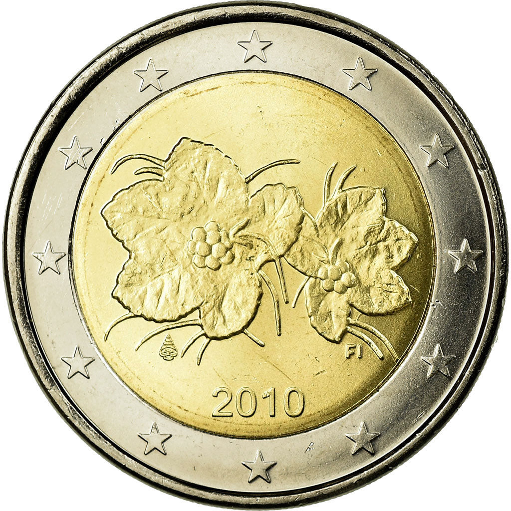 Finland, 2 Euro, 2010, MS(65-70), Bi-Metallic, KM:130