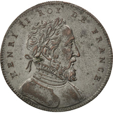 France, Medal, Henry II, History, TTB+, Cuivre