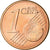 Luxemburgo, Euro Cent, 2007, SC, Cobre chapado en acero, KM:75