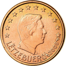 Luxemburg, Euro Cent, 2008, UNZ, Copper Plated Steel, KM:75