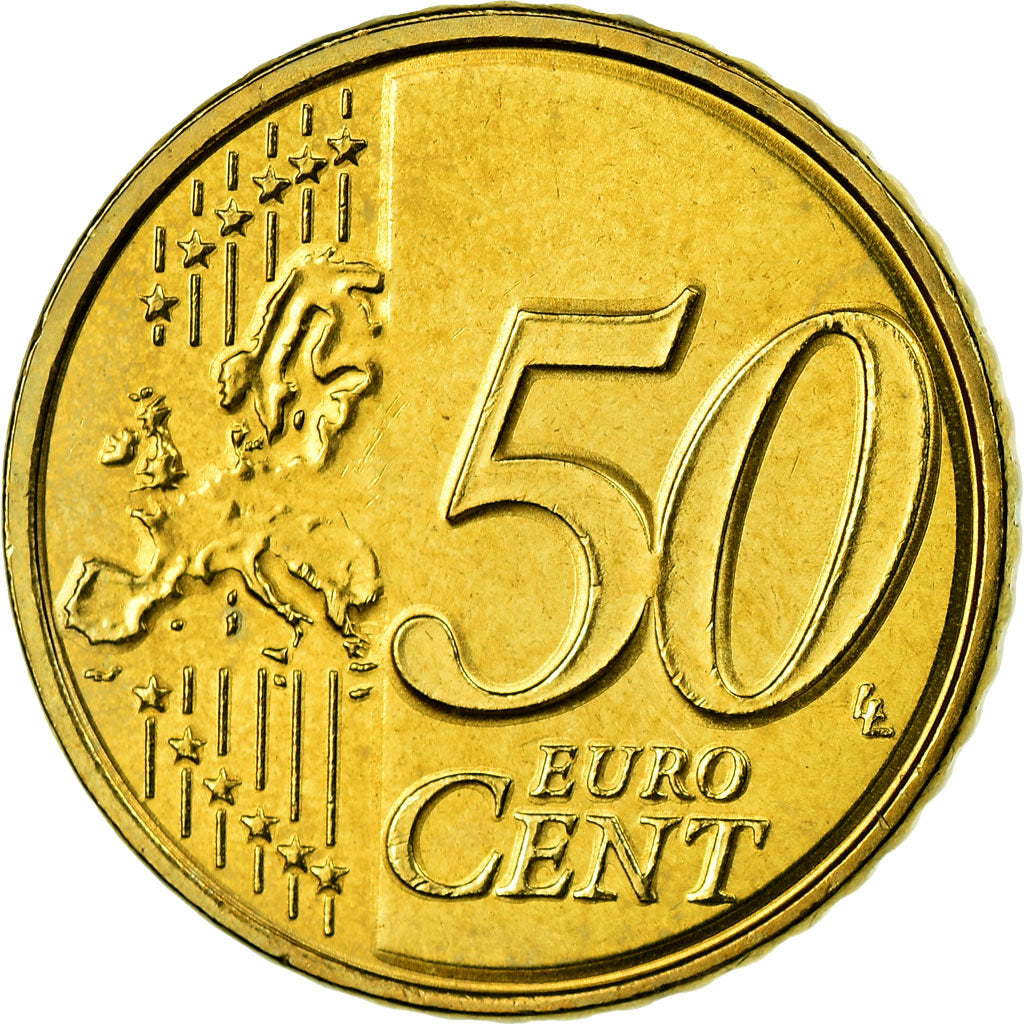 Luxemburg, 50 Euro Cent, 2008, UNC-, Tin, KM:91