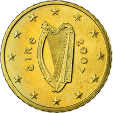 REPUBBLICA D’IRLANDA, 50 Euro Cent, 2007, SPL, Ottone, KM:49
