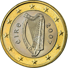 REPUBBLICA D’IRLANDA, Euro, 2007, SPL, Bi-metallico, KM:50