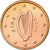 REPÚBLICA DA IRLANDA, Euro Cent, 2008, MS(63), Aço Cromado a Cobre, KM:32