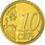 REPÚBLICA DE IRLANDA, 10 Euro Cent, 2008, SC, Latón, KM:47