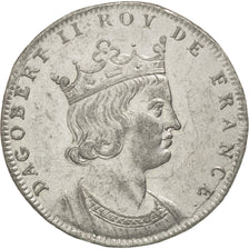 Francja, Medal, Dagobert II, Historia, AU(50-53), Cyna