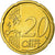 REPÚBLICA DE IRLANDA, 20 Euro Cent, 2008, SC, Latón, KM:48