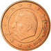 Belgium, 5 Euro Cent, 2002, MS(65-70), Copper Plated Steel, KM:226