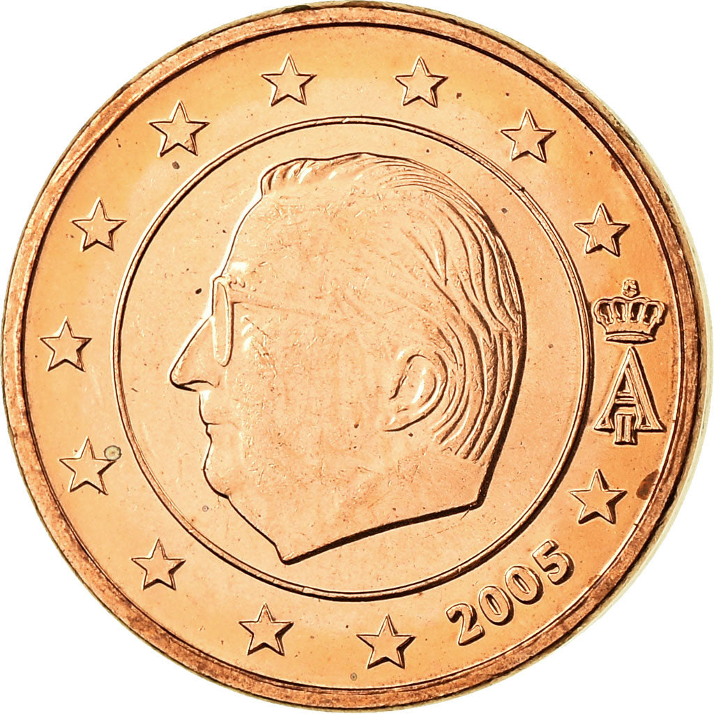 Belgio, Euro Cent, 2005, FDC, Acciaio placcato rame, KM:224