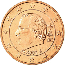 Belgium, 5 Euro Cent, 2008, MS(65-70), Copper Plated Steel, KM:276