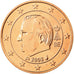 Belgium, 5 Euro Cent, 2008, MS(65-70), Copper Plated Steel, KM:276