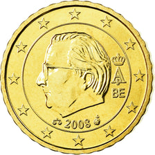 Belgio, 10 Euro Cent, 2008, FDC, Ottone, KM:277