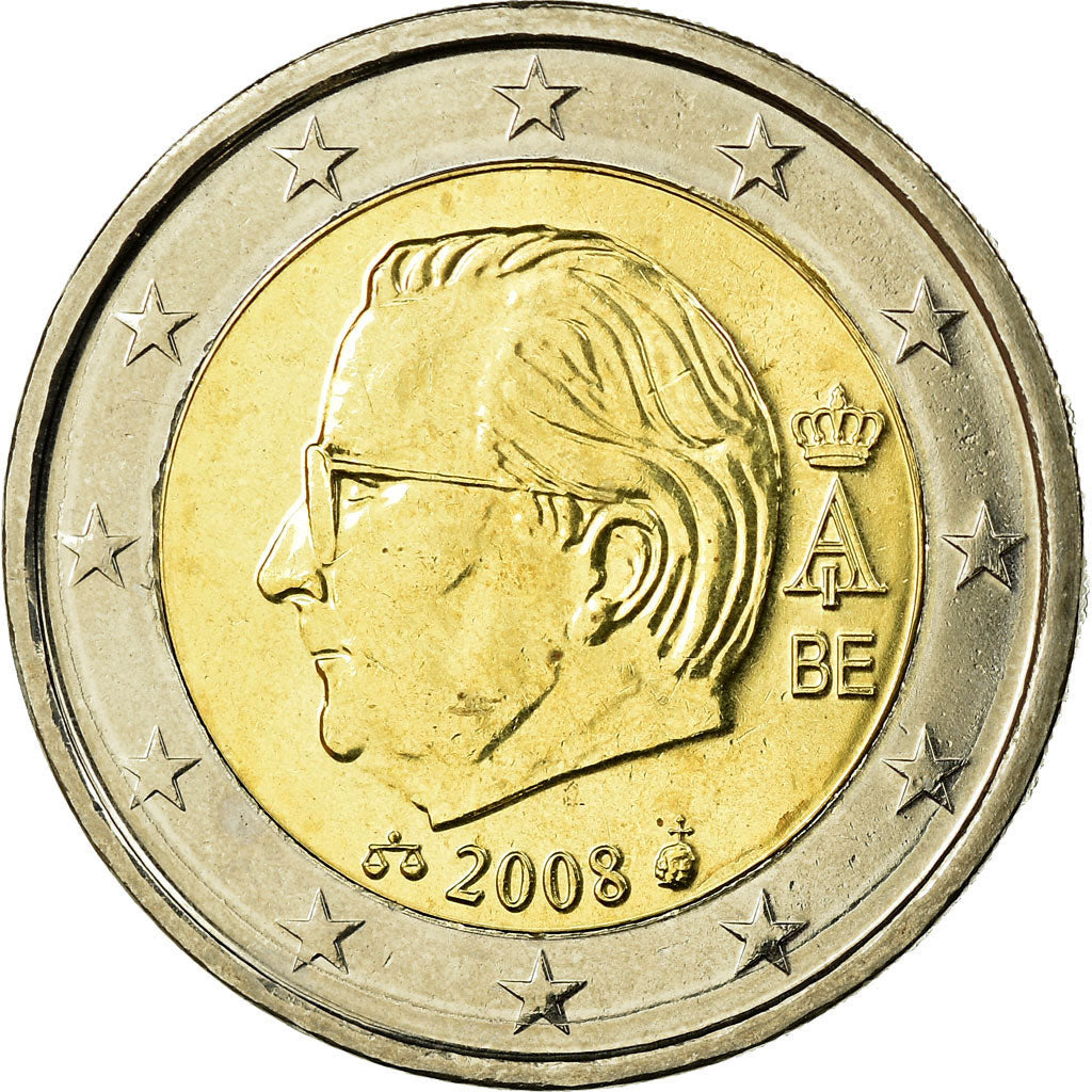 Bélgica, 2 Euro, 2008, FDC, Bimetálico, KM:281