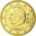 Belgium, 50 Euro Cent, 2010, MS(65-70), Brass, KM:279