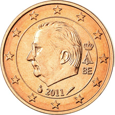 Belgium, 2 Euro Cent, 2011, MS(65-70), Copper Plated Steel, KM:275