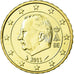 Belgien, 10 Euro Cent, 2011, STGL, Messing, KM:277