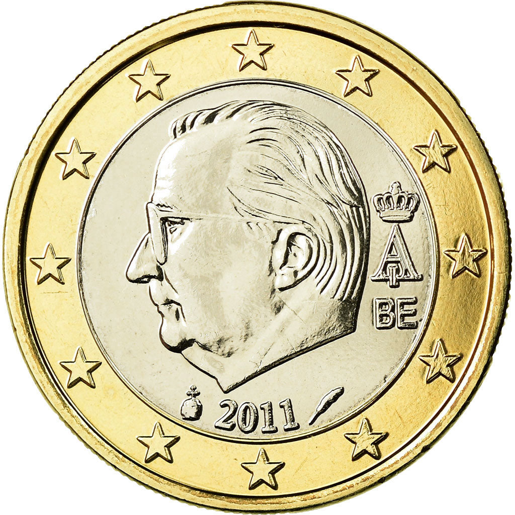Belgium, Euro, 2011, MS(65-70), Bi-Metallic, KM:280