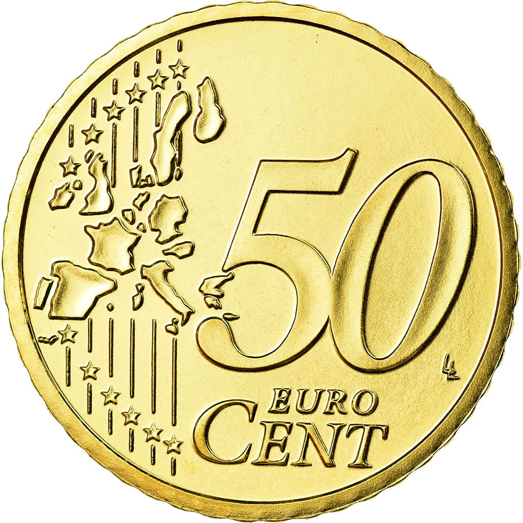 Österreich, 50 Euro Cent, 2007, STGL, Messing, KM:3087