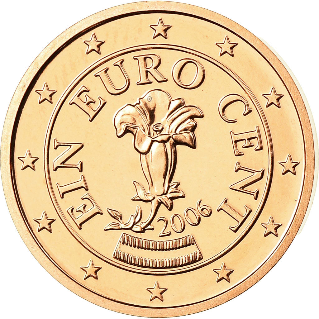 Austria, Euro Cent, 2006, FDC, Acciaio placcato rame, KM:3082