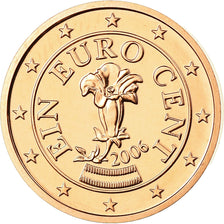 Österreich, Euro Cent, 2006, STGL, Copper Plated Steel, KM:3082