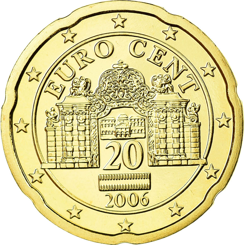Austria, 20 Euro Cent, 2006, FDC, Ottone, KM:3086