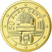 Áustria, 50 Euro Cent, 2006, MS(65-70), Latão, KM:3087