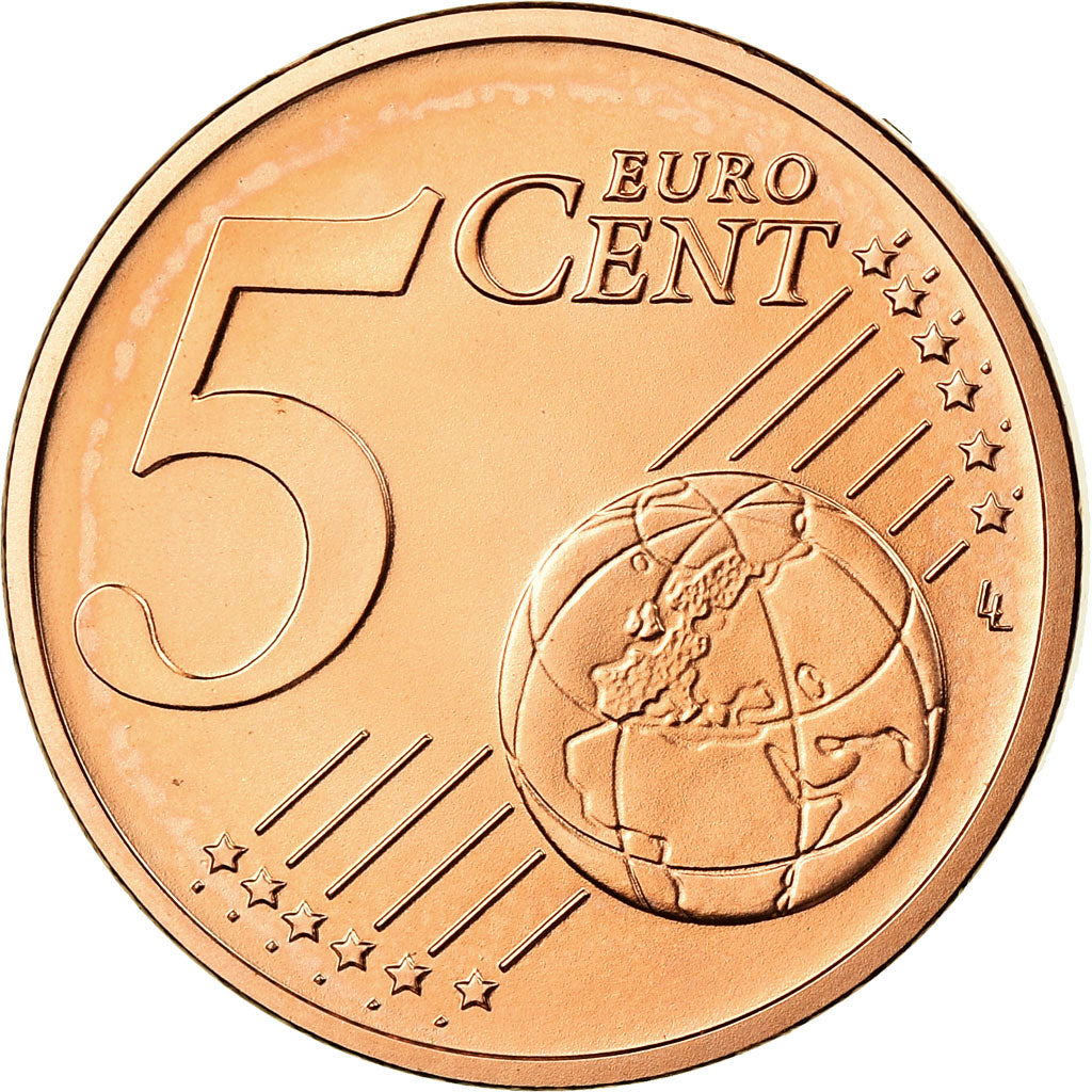 Österreich, 5 Euro Cent, 2009, STGL, Copper Plated Steel, KM:3084