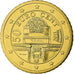 Áustria, 50 Euro Cent, 2011, MS(65-70), Latão, KM:3141