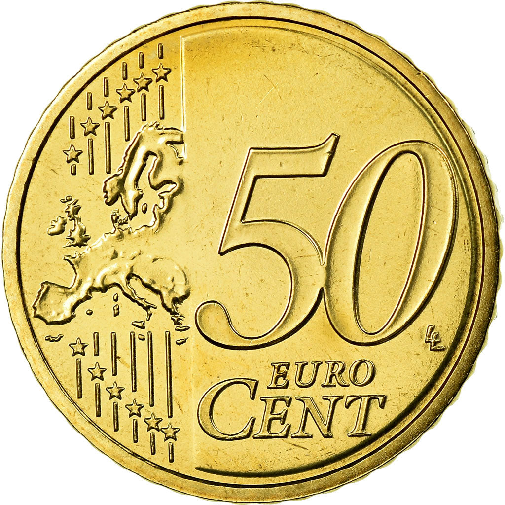 France, 50 Euro Cent, 2010, MS(65-70), Brass, KM:1412