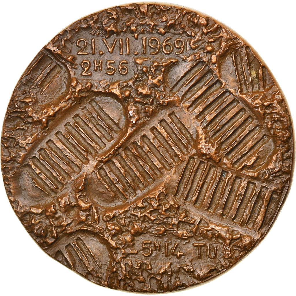 France, Medal, Le Premier Pas sur la Lune, Neil Amstrong, Sciences &