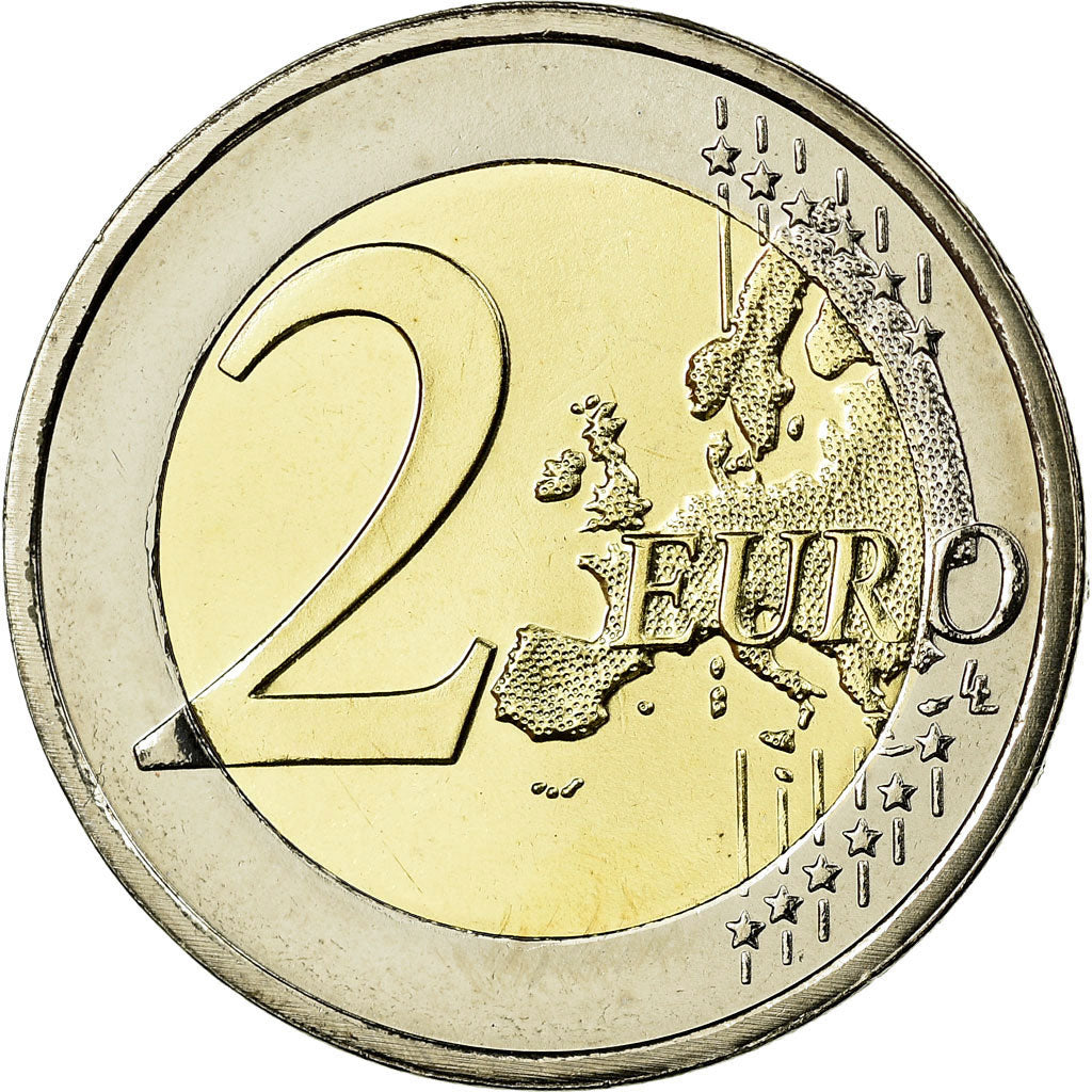 Luxembourg, 2 Euro, 2010, MS(65-70), Bi-Metallic, KM:115