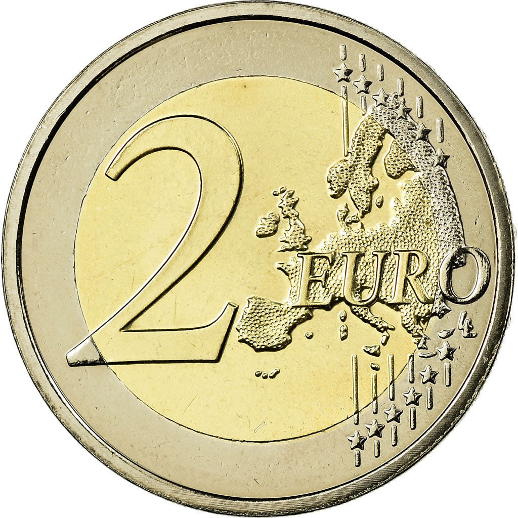 Luxembourg, 2 Euro, Grande-Duchesse Charlotte, 2009, MS(65-70), Bi-Metallic