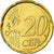 Cyprus, 20 Euro Cent, 2008, MS(65-70), Brass, KM:82