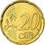 Cypr, 20 Euro Cent, 2008, MS(65-70), Mosiądz, KM:82