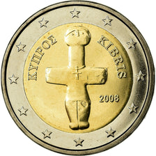 Cyprus, 2 Euro, 2008, MS(65-70), Bi-Metallic, KM:85