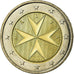 Malta, 2 Euro, 2008, FDC, Bi-metallico, KM:132