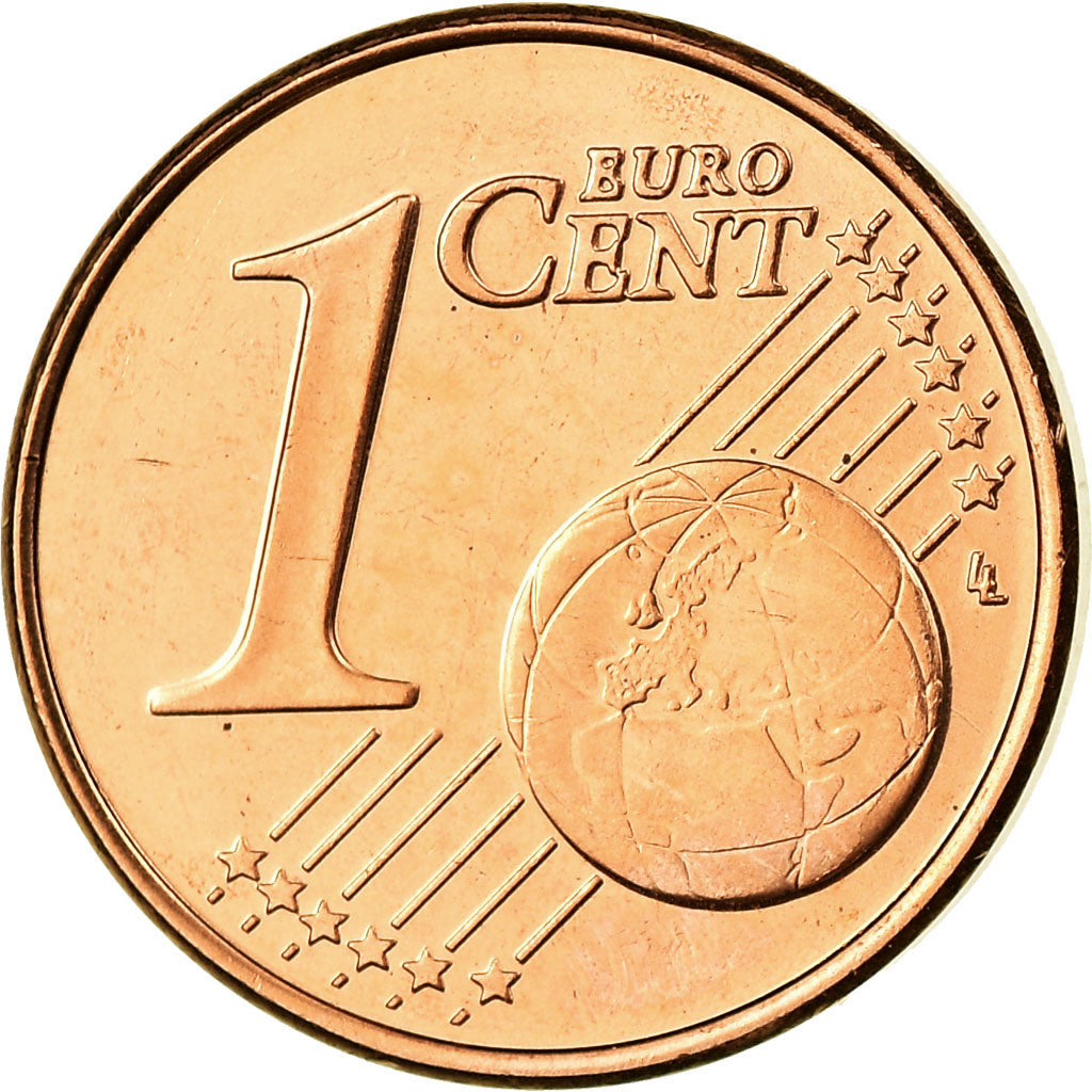 Cypr, Euro Cent, 2008, MS(65-70), Miedź platerowana stalą, KM:78