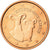 Cipro, 2 Euro Cent, 2008, FDC, Acciaio placcato rame, KM:79