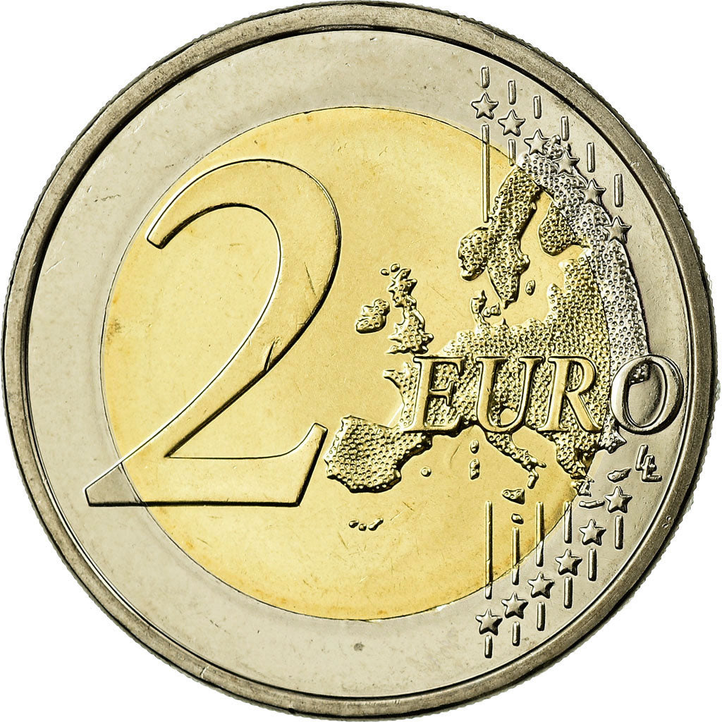 Cyprus, 2 Euro, 2008, MS(65-70), Bi-Metallic, KM:85